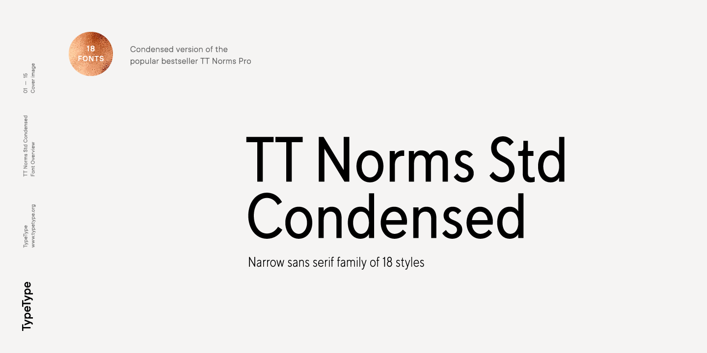 TT Norms Std Condensed Font